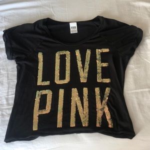 PINK Sequin Tee